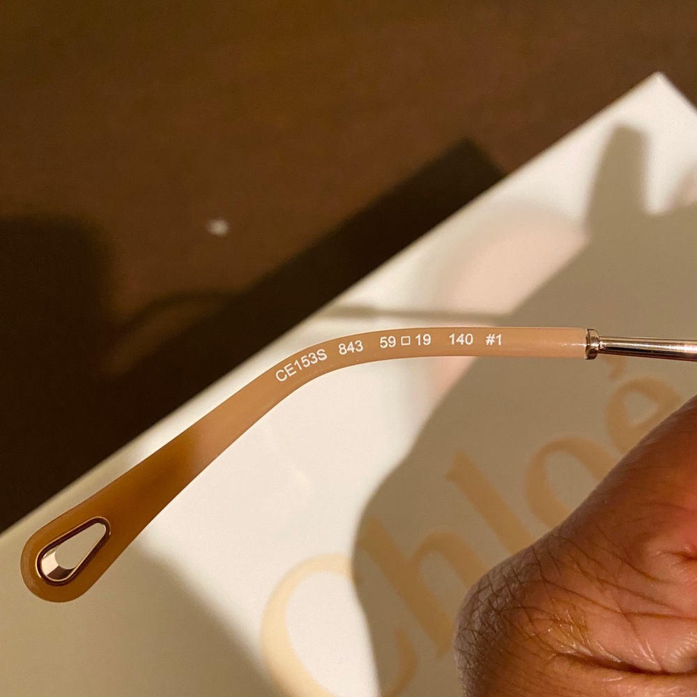Chloé Wendy Rose Gold gorgeous sunglasses 59MM - Picture 4 of 7